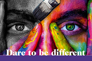 Dare to be different website 300