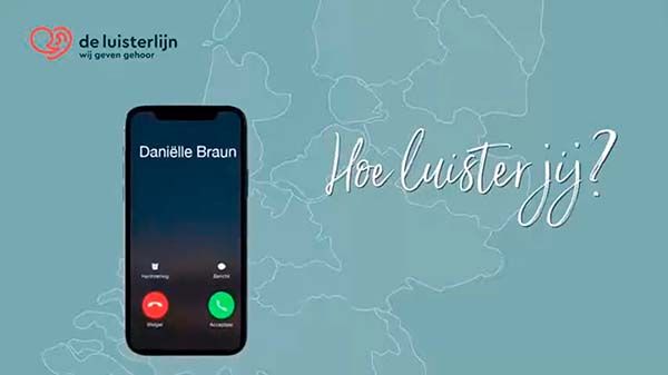 Danielle Braun - De kunst van het luisteren. Danielle Braun maakte een vlog voor de Luisterlijn.